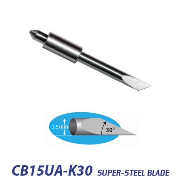 Graphtec 1.5mm 30 Ceramic Tipped Degree Supersteel Blade